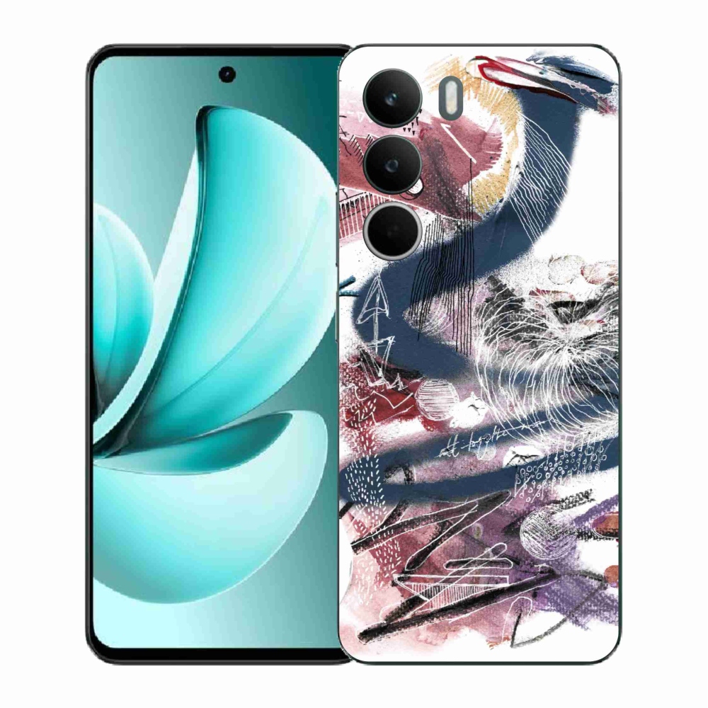 Gél borítás mmCase a Realme C71 készülékhez - absztrakt motívum 28