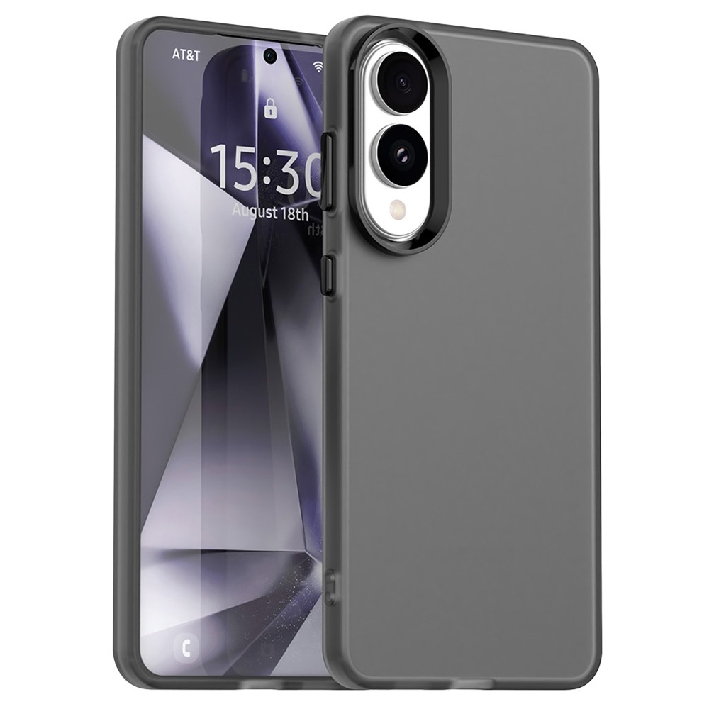 Candys matt zselés tok Samsung Galaxy S25 Edge készülékhez - fekete