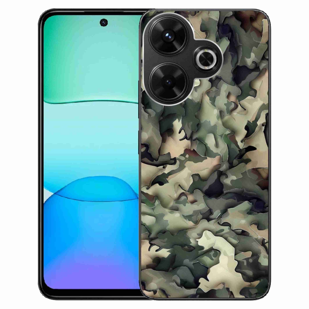 Gél borítás mmCase a Xiaomi Redmi 13 4G/Poco M6 4G - terepszínű mintázat 9