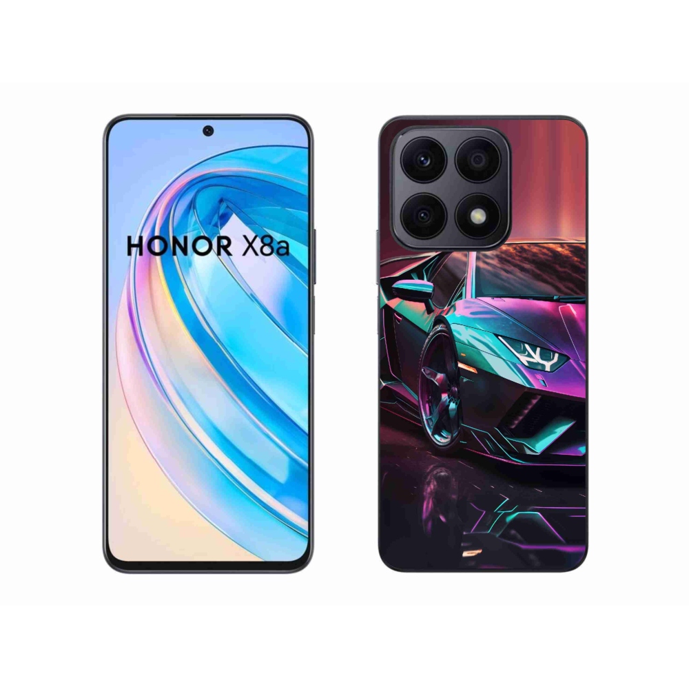 Zselés borítás mmCase a Honor X8a számára - auto 8