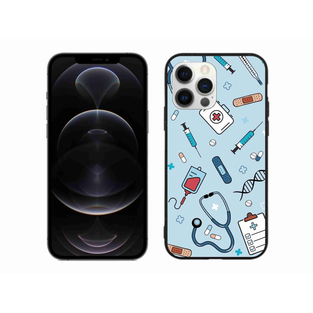 Zselés borítás mmCase iPhone 12 Pro Max készülékhez - egészség 1