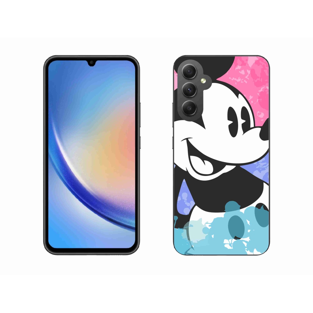Gél védőhuzat mmCase Samsung Galaxy A34 5G - mickey egérhez