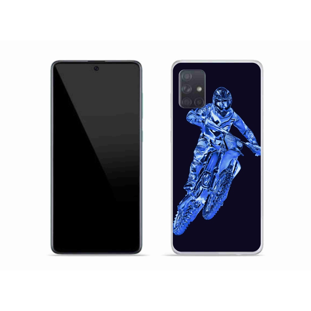 Zselés borítás mmCase Samsung Galaxy A51 - motocross 1