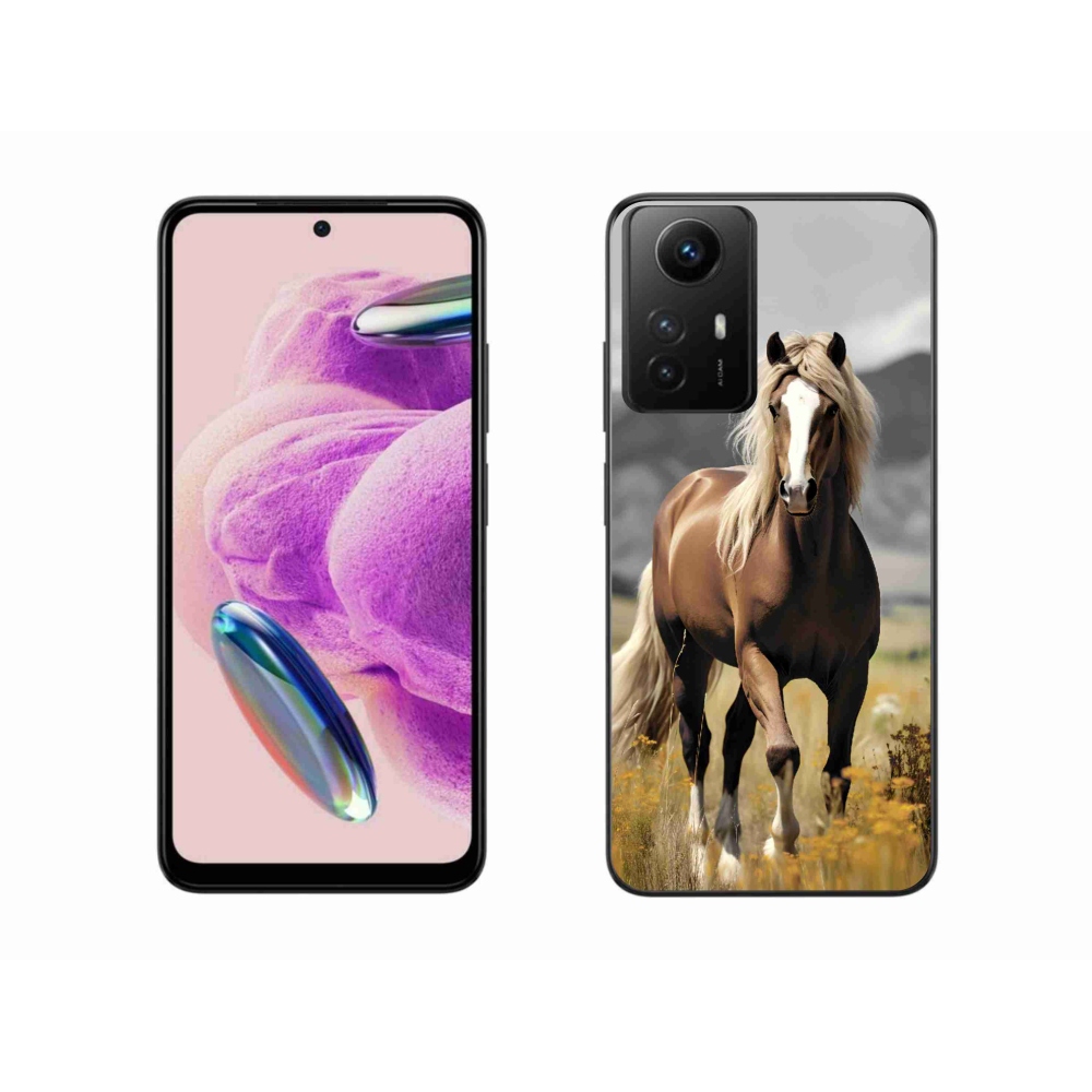 Gél borítás mmCase a Xiaomi Redmi Note 12S-hez - barna ló 1