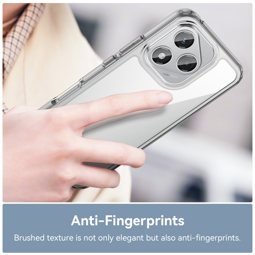 Gél tok fix hátlappal a Honor 400 Lite-hoz - átlátszó