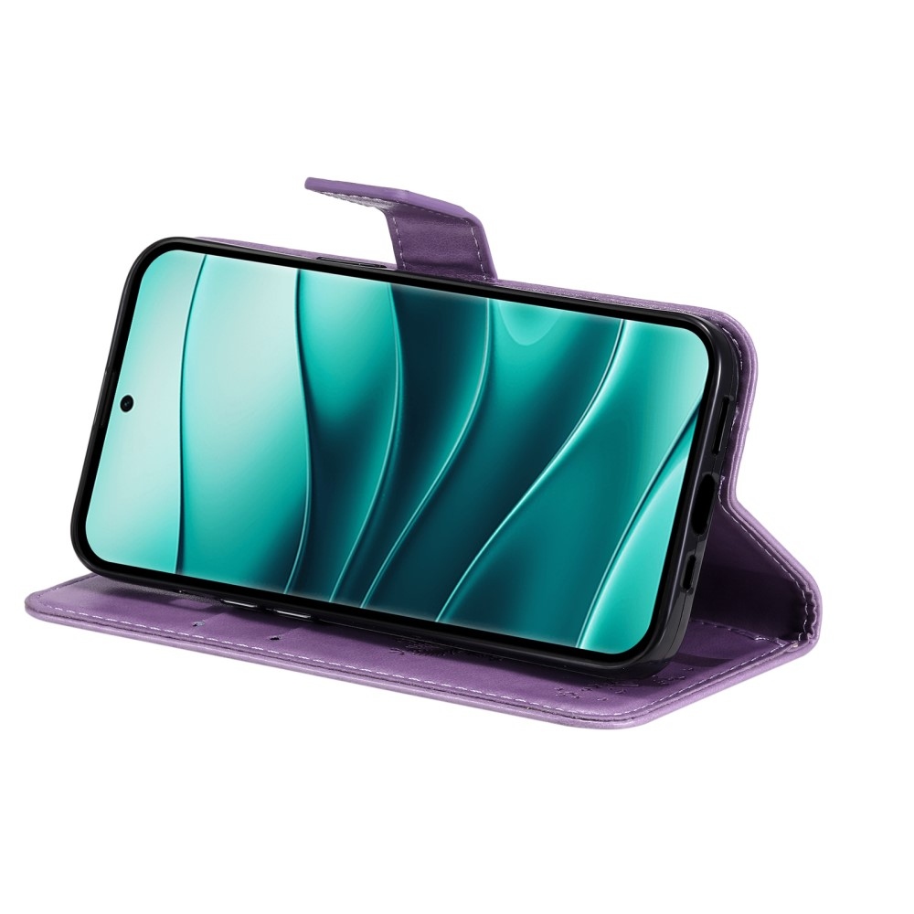 Fák könyve tok Xiaomi Redmi Note 14 Pro 5G/Poco X7 5G/Note 14 Pro+ 5G - világos lila