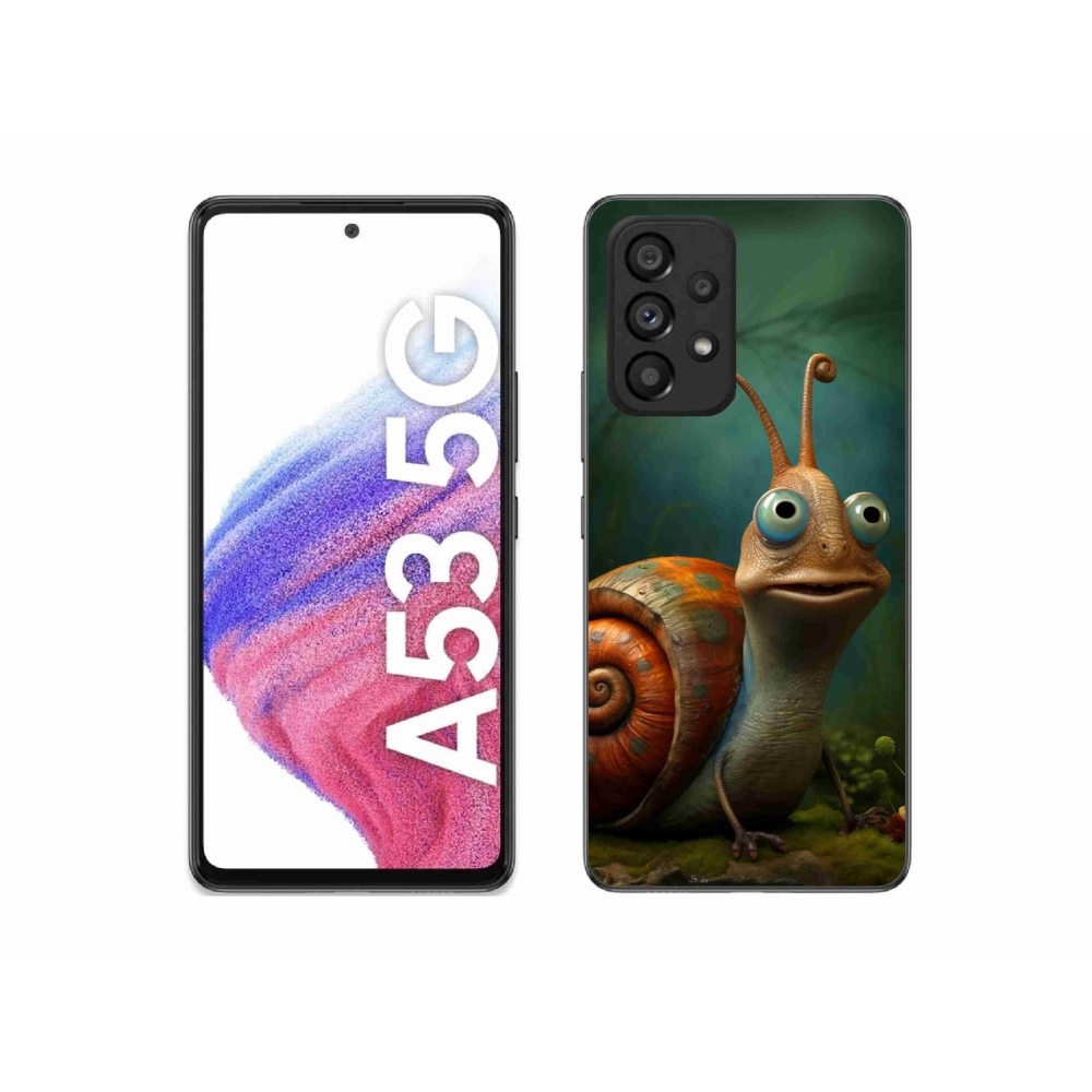 Zselés borítás mmCase Samsung Galaxy A53 5G - csiga