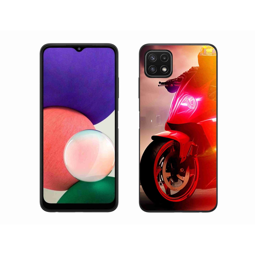 Gél borítás mmCase Samsung Galaxy A22 5G - motorkerékpárra