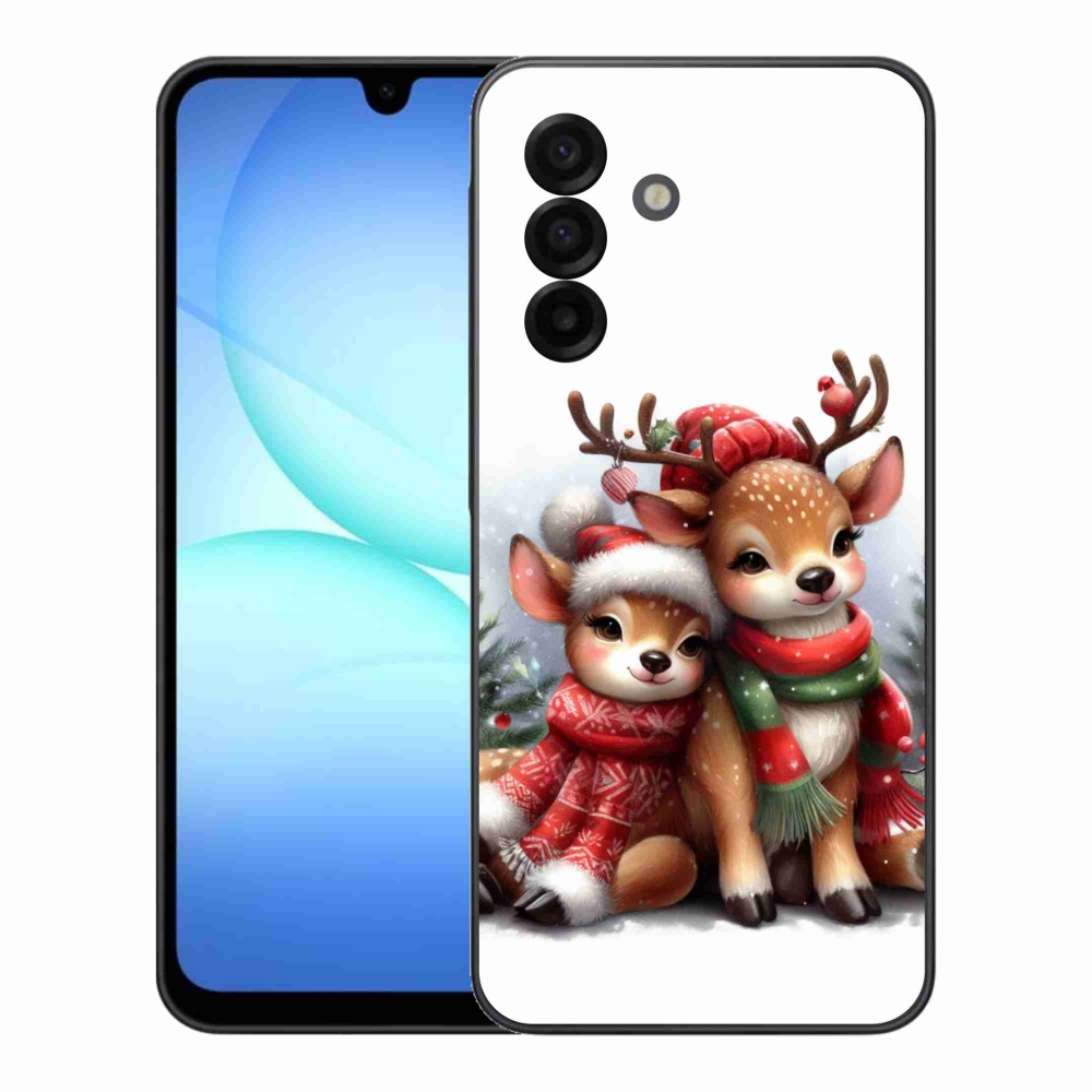Zselés borítás mmCase Samsung Galaxy A17 4G/5G - karácsonyi rénszarvashoz