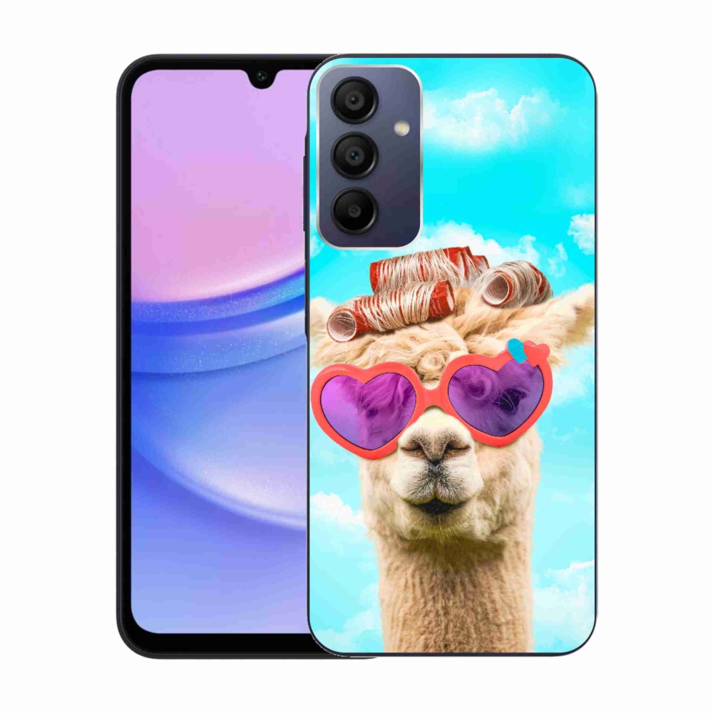 Zselés borítás mmCase Samsung Galaxy A15 4G/5G készülékhez - szemüveges láma