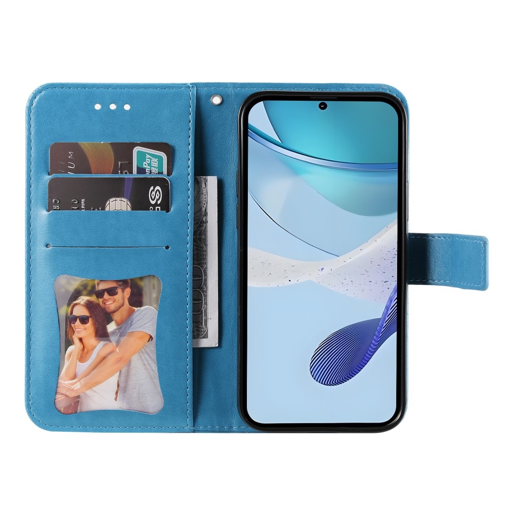 Mandala könyvtáska a Realme C75 készülékhez - kék