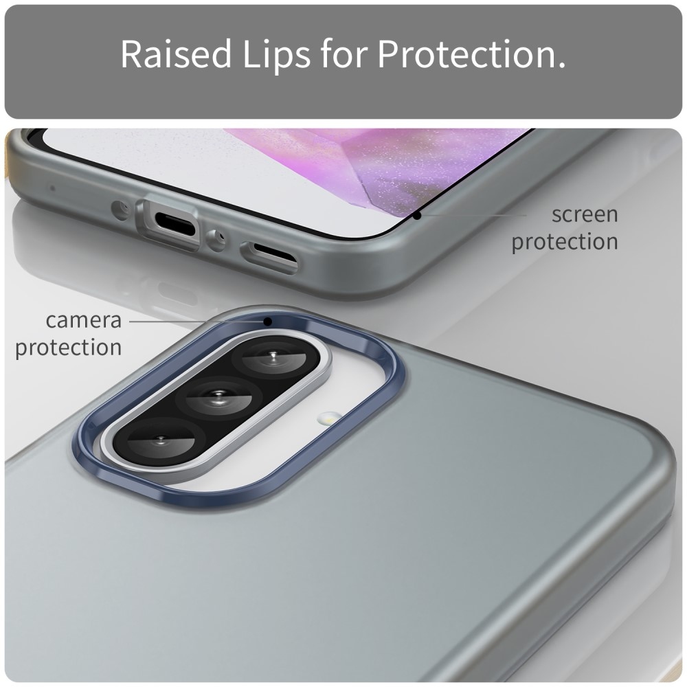 Candys matt zselés tok Samsung Galaxy A36 5G/A56 5G - sötétkék színben