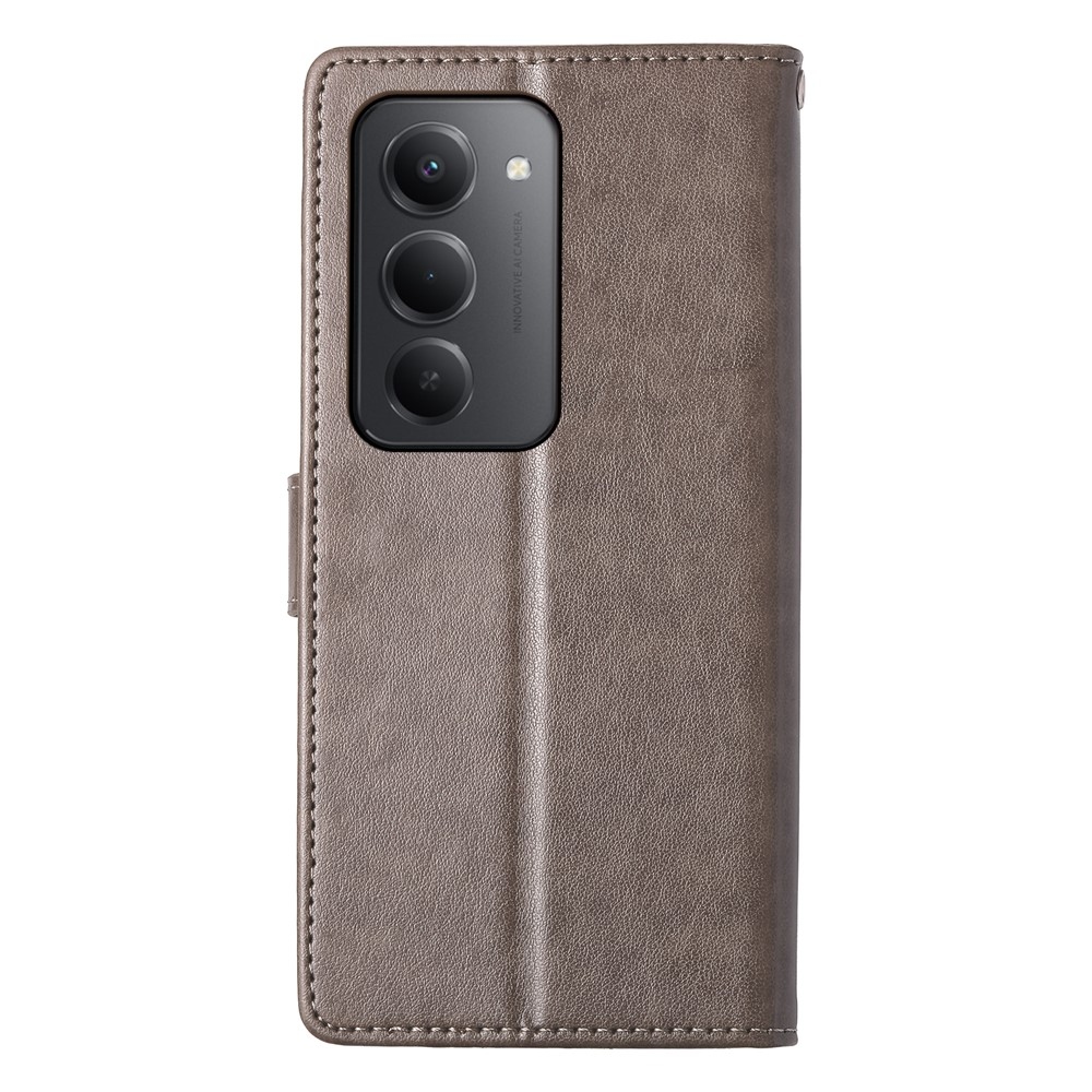 Virágos könyvtáska Xiaomi Redmi 15 5G (169mm) - szürke