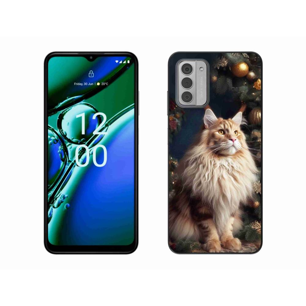 Zselés borítás mmCase a Nokia G42 készülékhez - macska a fánál
