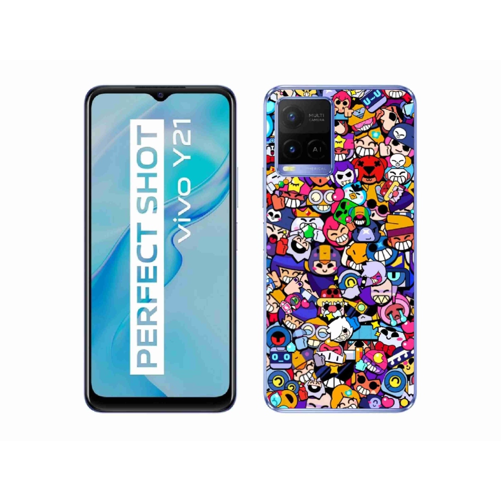 Gél borítás mmCase a Vivo Y21/Y21s/Y33s készülékhez - brawl stars 2