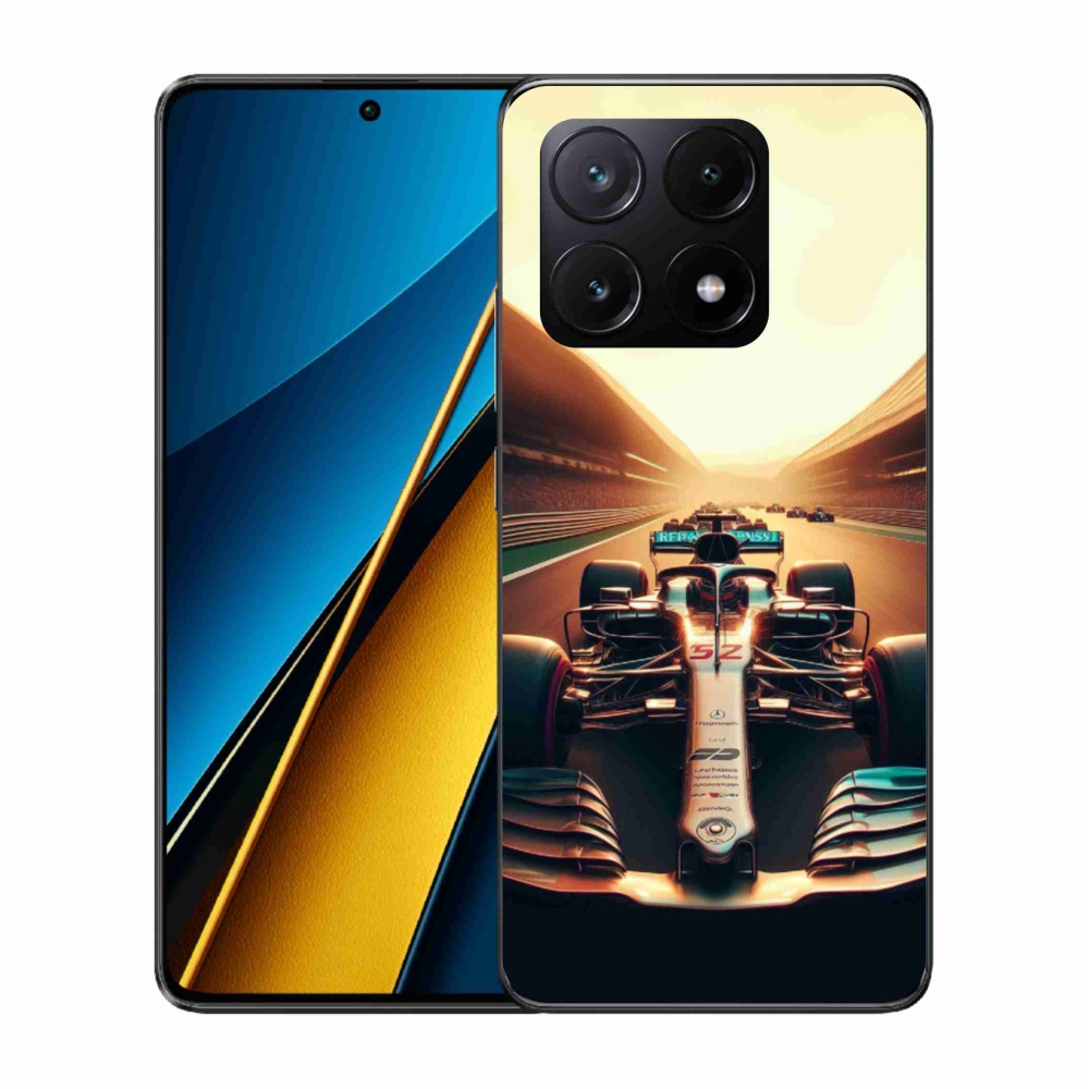 Gél borítás mmCase a Xiaomi Poco X6 Pro 5G számára - formula 1