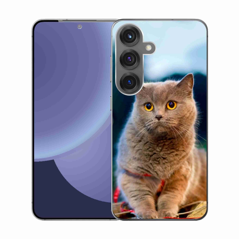 Gél védőhuzat mmCase Samsung Galaxy S25 - brit kék 2