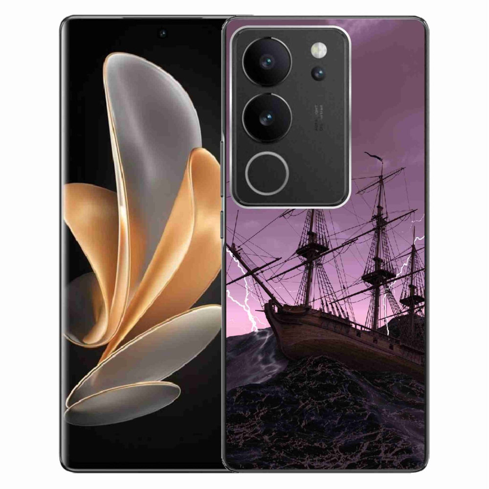 Gél borítás mmCase a Vivo V29 5G-hez - hajó a viharban