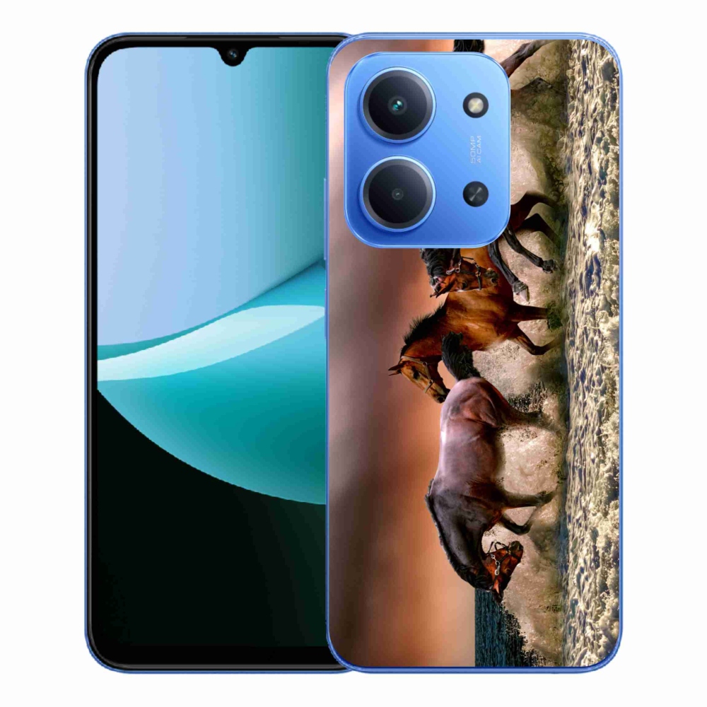 Gél borítás mmCase a Xiaomi Redmi 15C 4G/5G (173mm) - lovak 1