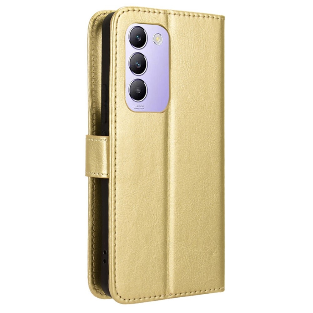 Őrült könyv tok a Vivo V40 SE 4G/5G-hez - arany színű