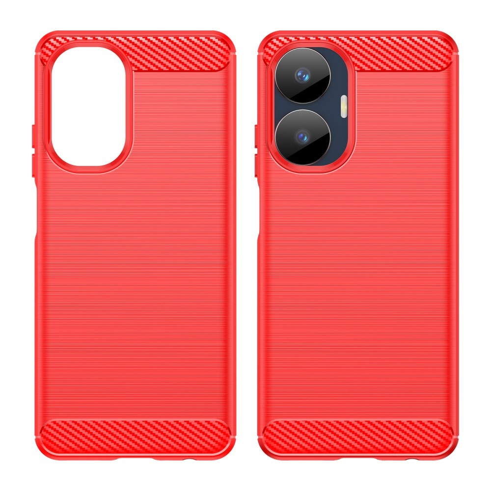 Szénálló zselés tok a Realme C55 készülékhez - piros