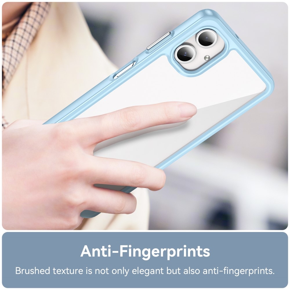 Gél tok fix hátlappal Samsung Galaxy A06 4G - kék