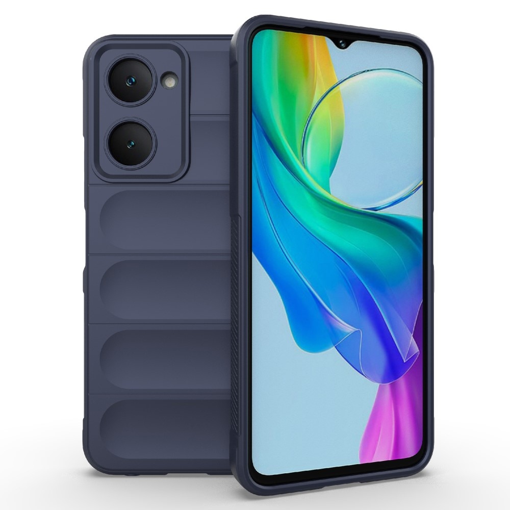 Rugg tartós zselés tok a Vivo Y28s 5G készülékhez - sötétkék