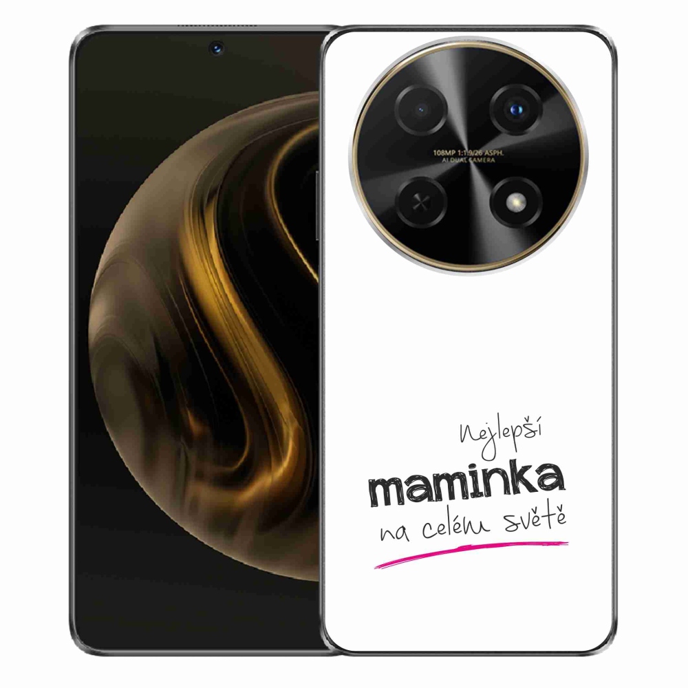 Gél borító mmCase a Huawei Nova 12i - legjobb anya 4 fehér háttérrel