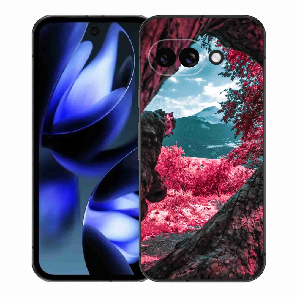 Gél borítás mmCase a Google Pixel 9a számára - hegyi kilátás