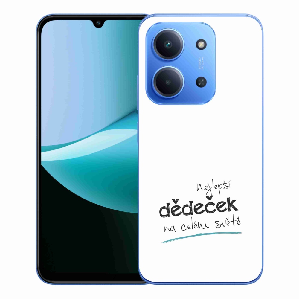 Gél borító mmCase a Xiaomi Redmi 15C 4G/5G (173mm) - a legjobb nagypapa 3 fehér háttérrel