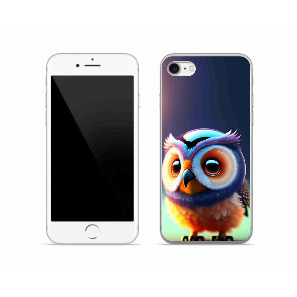 Zselés borítás mmCase iPhone SE (2022) - bagoly