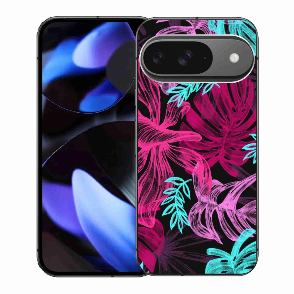 Zselés borítás mmCase a Google Pixel 9/9 Pro számára - virágok 1