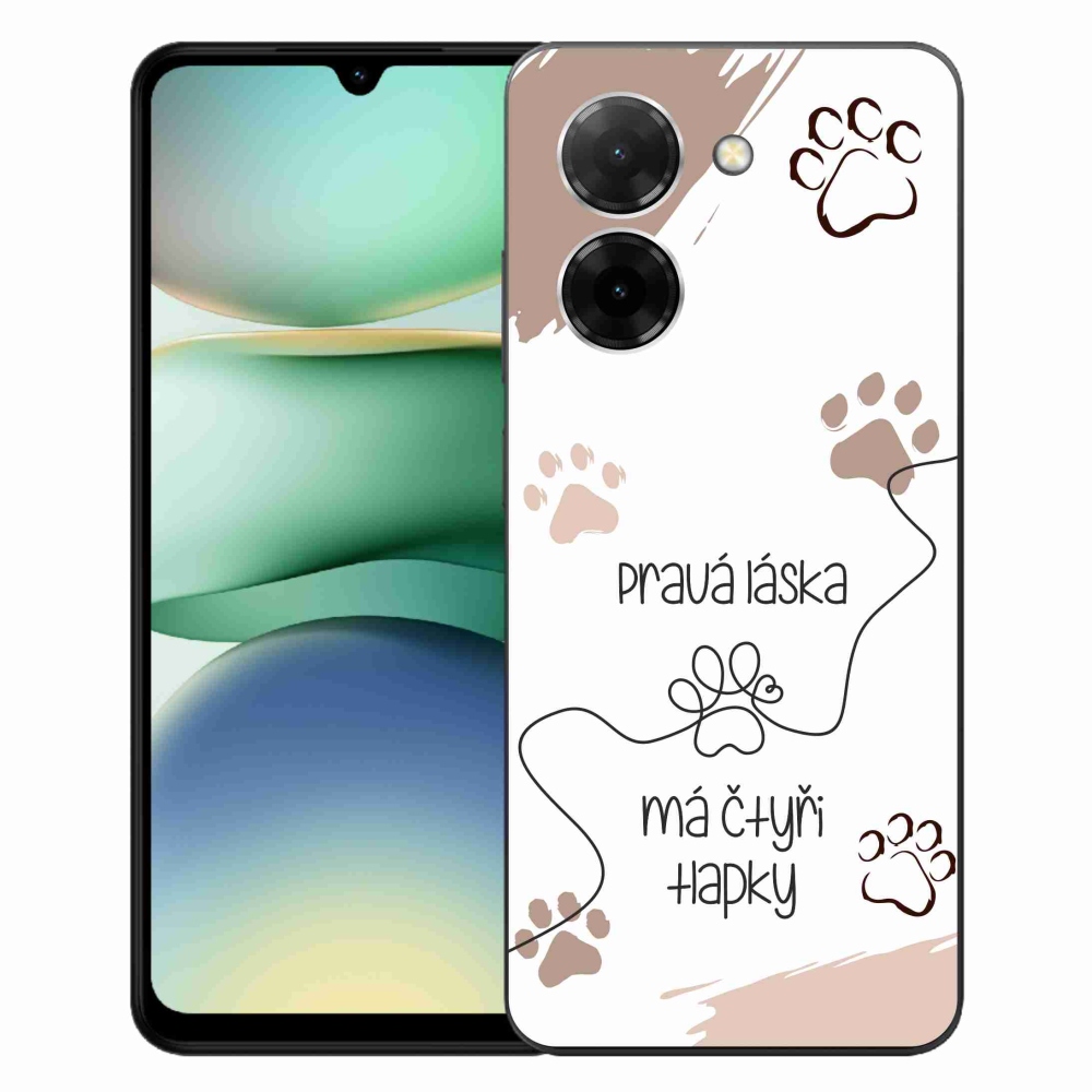 Gél borító mmCase a Xiaomi Redmi A5 (171.7x77.8x8.3mm) - kutya motívum 1 fehér háttérrel