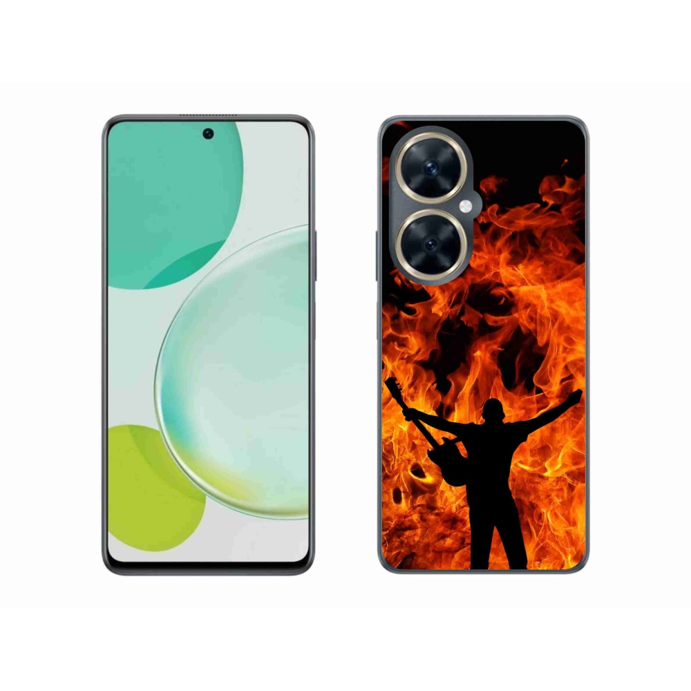 Gél borítás mmCase a Huawei Nova 11i - zenész és tűz