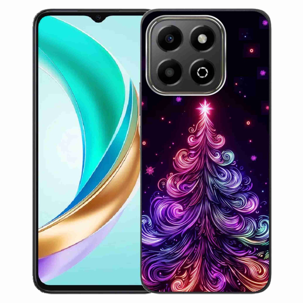 Gél borítás mmCase a Honor X6b készülékhez - neon karácsonyfa 1