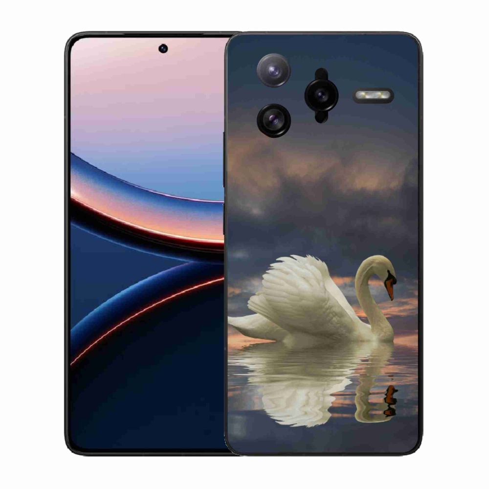 Gél borítás mmCase a Xiaomi Poco F7 Ultra számára - hattyú