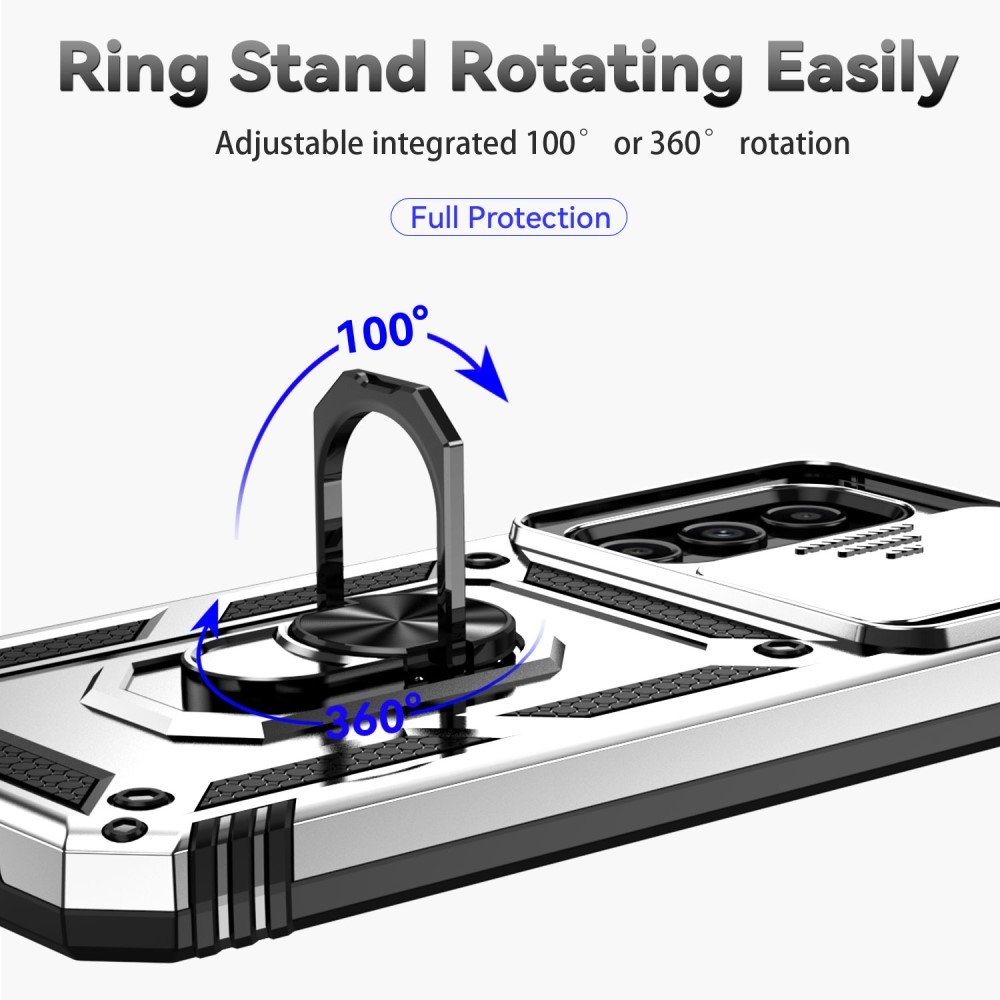 Csúszásálló borítás Samsung Galaxy S23 FE készülékhez - ezüst