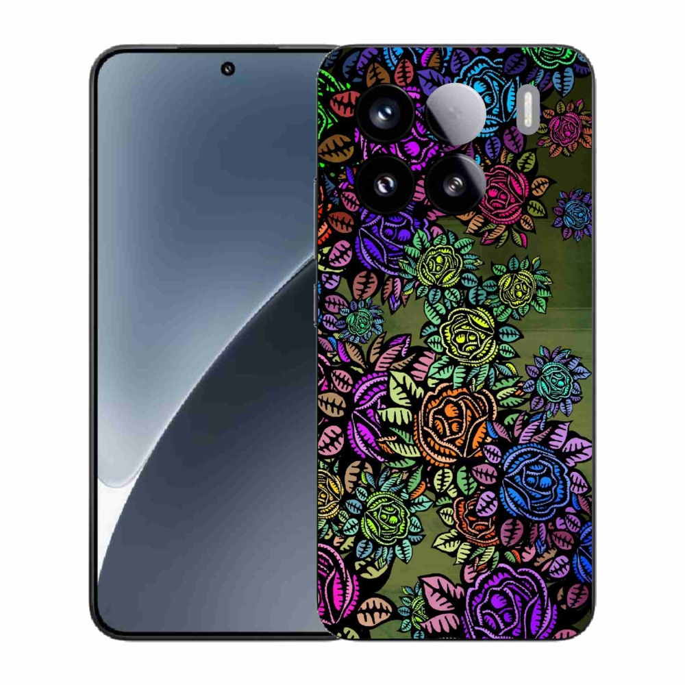 Gél borító mmCase a Xiaomi 15 - virágokhoz 6