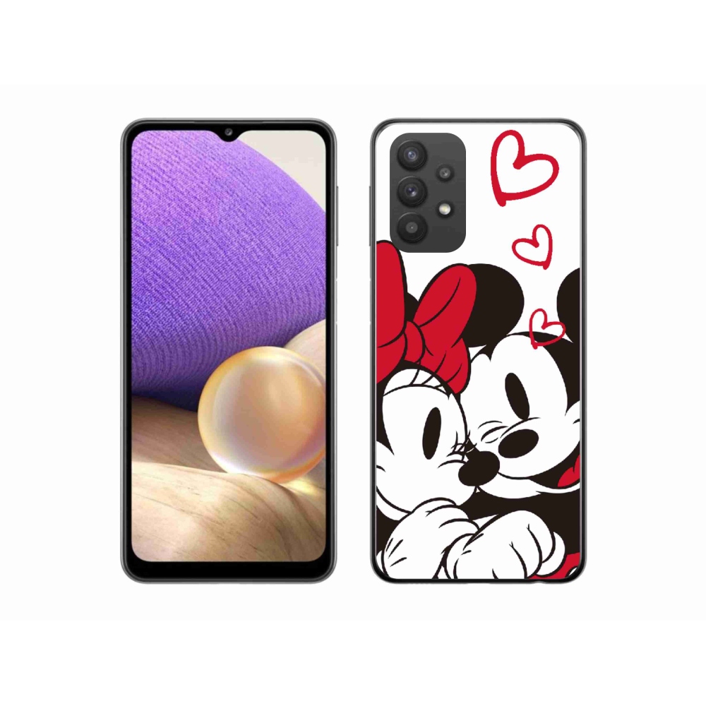 Zselés borítás mmCase Samsung Galaxy A32 5G - minnie és mickey