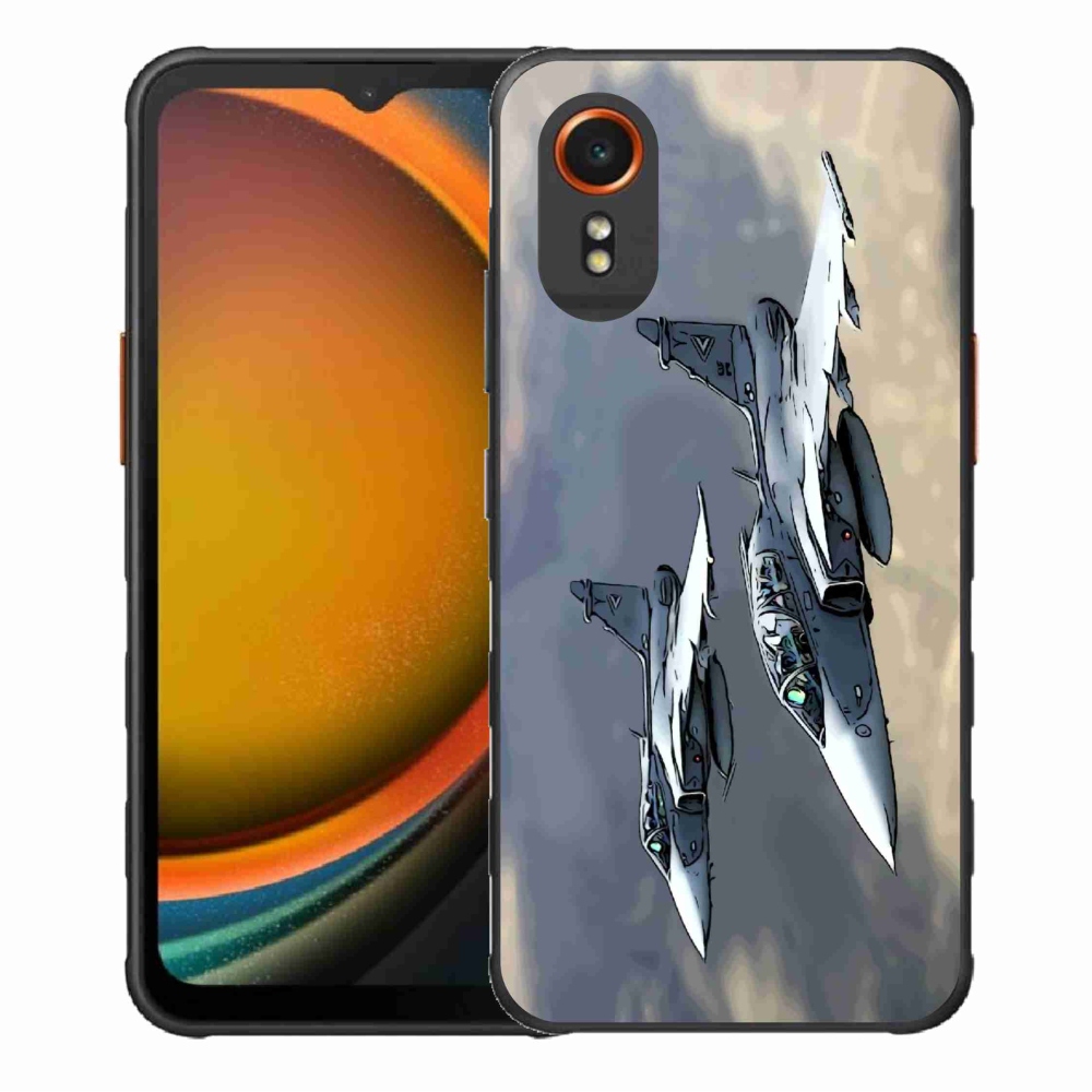 Gél borítás mmCase Samsung Galaxy Xcover 7 - vadászrepülők számára