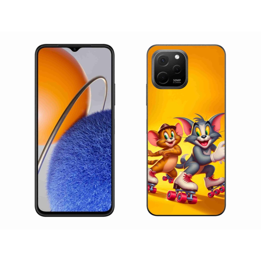Gél borítás mmCase a Huawei Nova Y61 készülékhez - tom and jerry