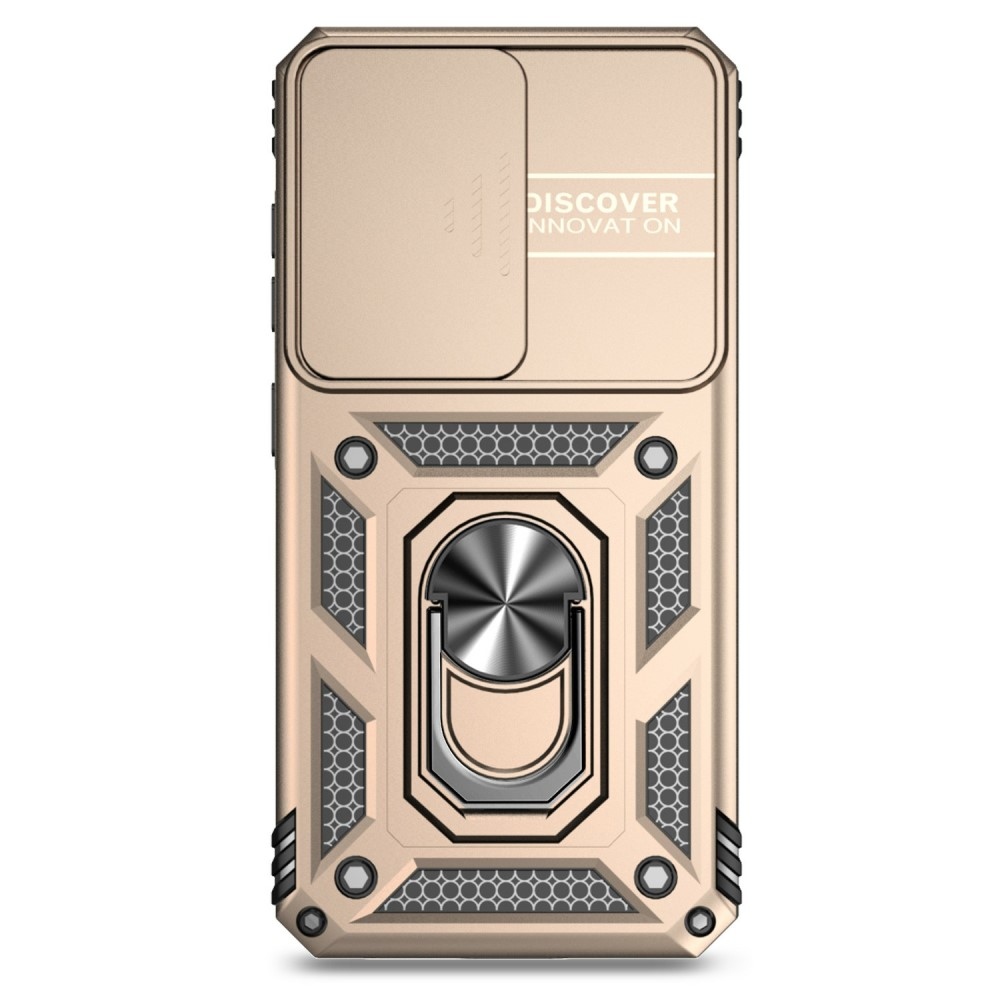 Gyűrűálló borítás Samsung Galaxy S25+ készülékhez - arany színű