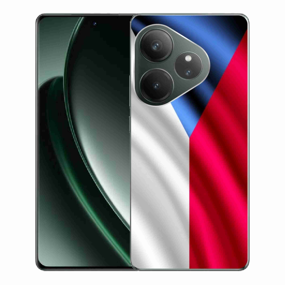 Gél borítás mmCase a Realme GT 6 5G/GT 6T 5G számára - cseh zászló