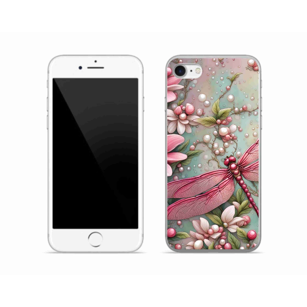 Gél védőhuzat mmCase iPhone SE (2022) - szitakötő