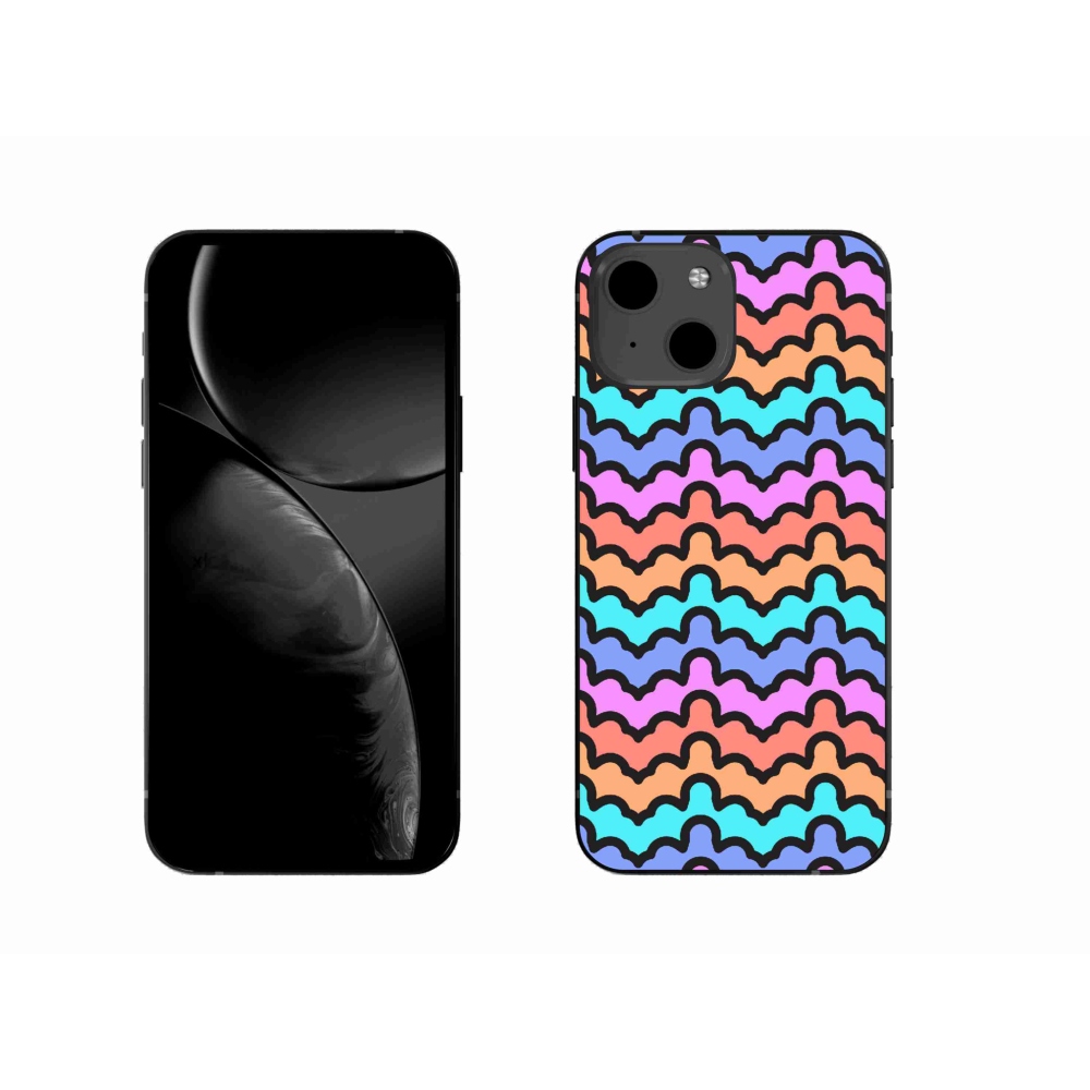 Gél borítás mmCase iPhone 13 készülékhez - absztrakt motívum 30