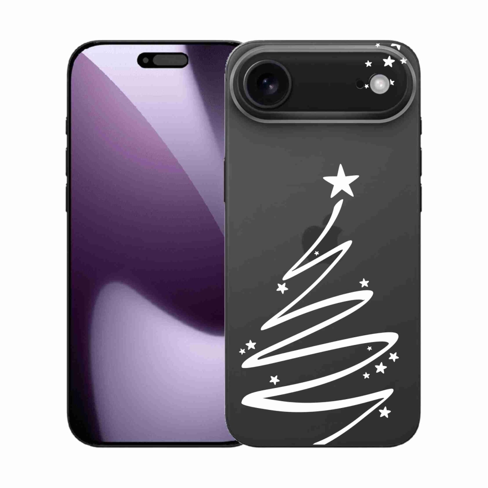 Gél borítás mmCase iPhone 17 Air készülékhez - fehér fa átlátszó háttéren