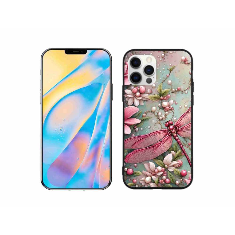 Zselés borítás mmCase iPhone 12 Pro készülékhez - szitakötő