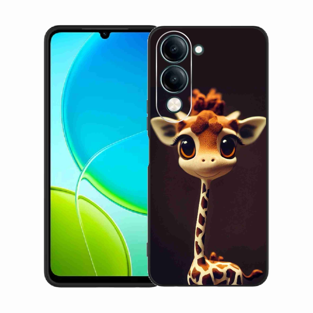 Gél borítás mmCase a Vivo Y29s 5G-hez - kis zsiráf