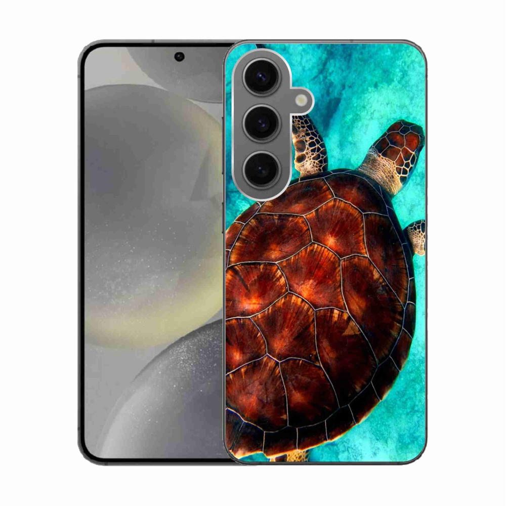 Gél védőhuzat mmCase Samsung Galaxy S24 készülékhez - teknősbéka