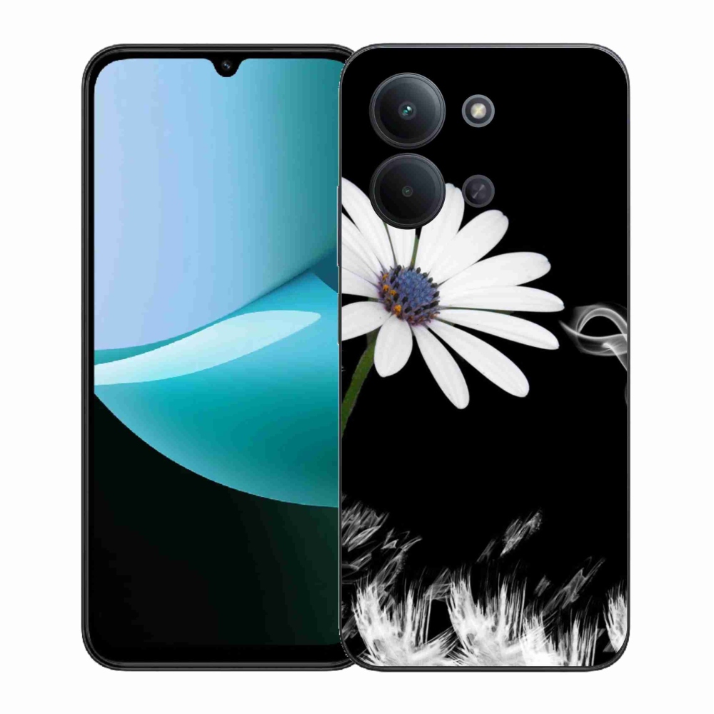 Gél borítás mmCase a Xiaomi Redmi 15C 4G (171mm)/Poco C85 4G (171mm) - fehér virág